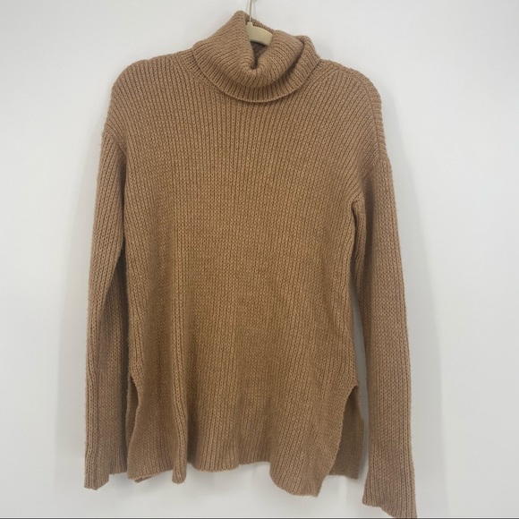 Calypso St. Barth Camel Turtleneck Sweater - Picture 6 of 11